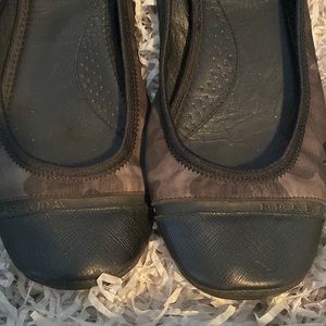 Prada camo flats.